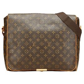 Borsa a Spalla Monogram Abbesses di Louis Vuitton Marrone