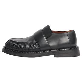 Marsèll Black Alluce grained leather loafers - size EU 37.5 Black