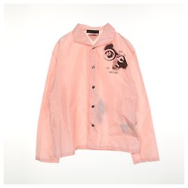 Top de pijama de seda Prada Negro Rosa
