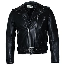 Saint Laurent, Klassische Leder-Bikerjacke 2016 Schwarz