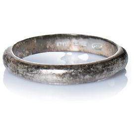 Maison Martin Margiela Maison Margiela, anillo delgado de plata Plata