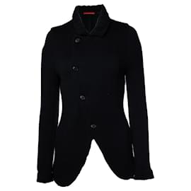 Y'S Ys, schwarzer Strickcardigan Schwarz