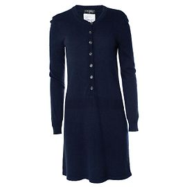 Robe en lurex bleu Chanel Bleu