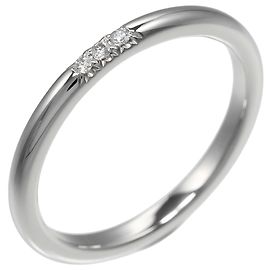 Anel Forever em Platina com Diamantes 2,2mm da Tiffany & Co. Prata