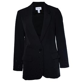 Joseph Ribkoff, blazer noir avec strass noirs Noir