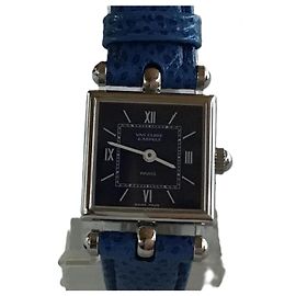 Relógio Quadrado Clássico Van Cleef & Arpels Azul