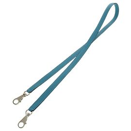 Hermès Hermes Chevre Turquoise Shoulder Strap Silvery Turquoise