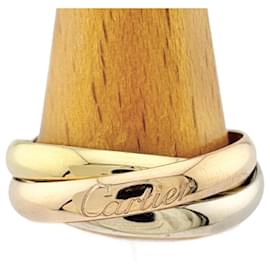 Cartier Trinity Ring aus 18K Gold Silber Golden