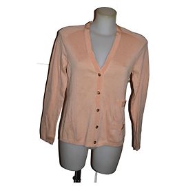 Cárdigan de algodón rosa Salvatore Ferragamo Talla S Rosa
