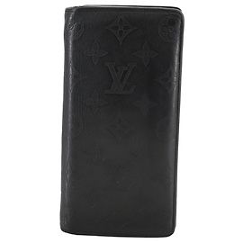 Louis Vuitton Brazza Long Bifold wallet Monogram shadow Black
