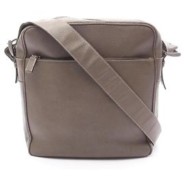Borsa a Spalla Prada TESSUTO + VERNI Marrone