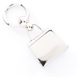 Hermès-Anneau de foulard Hermès Twilly-Argenté