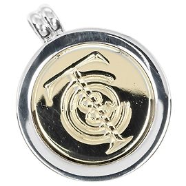 Pendente Monete Tiffany & Co. Oro e Argento D'oro