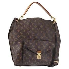 Louis Vuitton-LOUIS VUITTON Bolsa de Mão Monogram Metis 2way M40781 LV Auth BA5157-Monograma