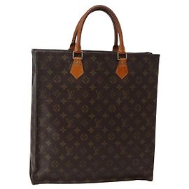 LOUIS VUITTON Bolsa Sac Plat Monogram M51140 LV Auth BA5844 Monograma
