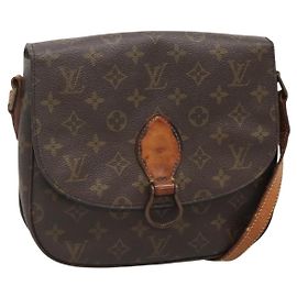 LOUIS VUITTON Bolsa de Ombro Monogram Saint Cloud GM M51242 LV Auth 141016 Monograma