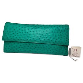 Bolso de cinturón de cuero de avestruz Loewe Madrid vintage turquesa Turquesa