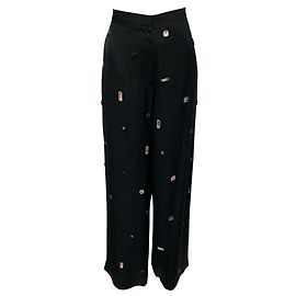 Midnight Halo bestickte Schlafanzughose 3.1 Phillip Lim Schwarz