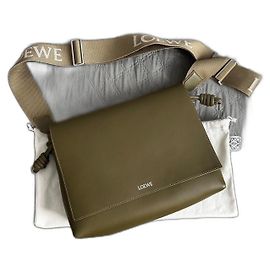 Borsa Loewe Flamenco Verde oliva