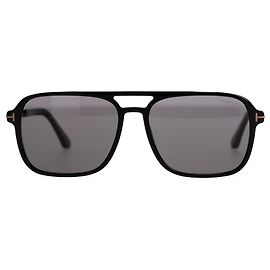 Tom Ford Crosby TF910 Sunglasses in Black Acetate Black
