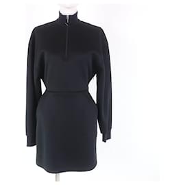 Robe en polyester jersey Prada Noir