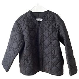 Christian Dior Cappotto Caban macrocannage Dior Nero