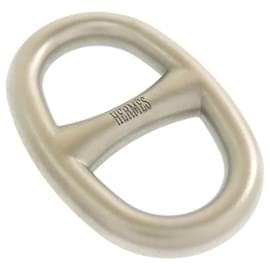 Hermès-Bague à Écharpe Chaine d'Ancre Hermès-Argenté