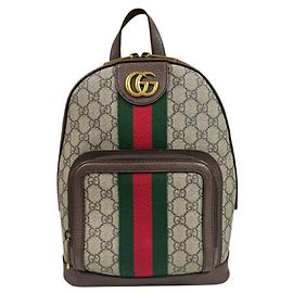 Gucci Ophidia Kleine Rucksack Braun Beige