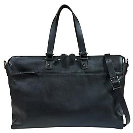 Serviette en cuir Valentino Noir