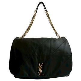 Yves Saint Laurent Jamie 4.3 Leather Shoulder Bag Black