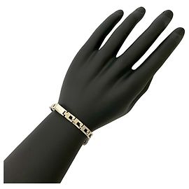 Pulseira Charm G Quadrado GUCCI em Prata 925 Prata