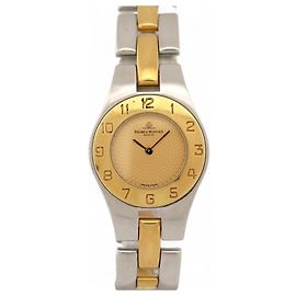 RELÓGIO BAUME & MERCIER LINEA MVC45183 27MM OURO E AÇO QUARTZ PARA MULHER Outro