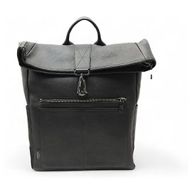NEUF SAC A DOS LANCEL NEO NOMADE COOL RABAT A11179 EN CUIR NOIR BACKPACK Noir