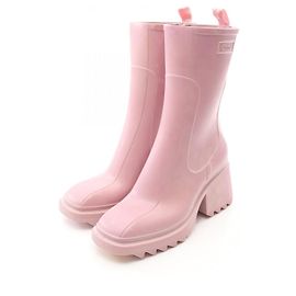 Chloé Betty Chaussures de Pluie en Caoutchouc Rose