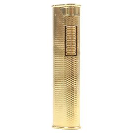 Alfred Dunhill Dunhill Slim All-over Pattern Oval Roller Lighter Golden