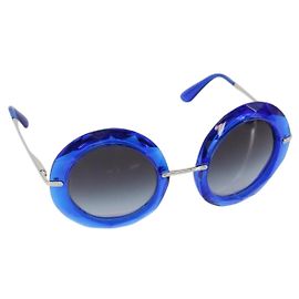 Dolce & Gabbana Gafas de sol DOLCE&GABBANA de plástico azul Auth bs29132 Azul