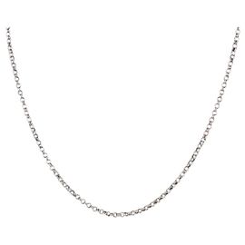 Collana Roll Chain Chrome Hearts Ag925 Argento Auth 134925M Argento