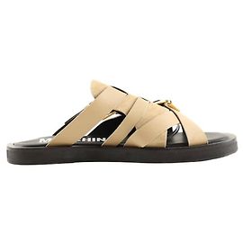 Moschino Beige leather sandals Beige