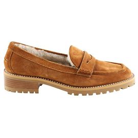 Jimmy Choo Camel Wildleder Slipper Kamel