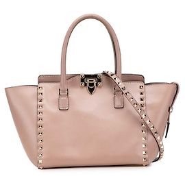 Valentino Rockstud Handtasche/Schultertasche Grau