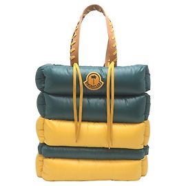 Bolso Tote Moncler PALM ANGELS Verde Amarillo