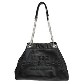 Große Kettentasche von Marc Jacobs Schwarz