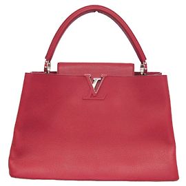 Borsa Louis Vuitton Parnassea Capucines GM Rosso