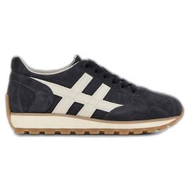 Hogan Sneakers Navy Blue Nubuck Men's Size 44 Navy blue