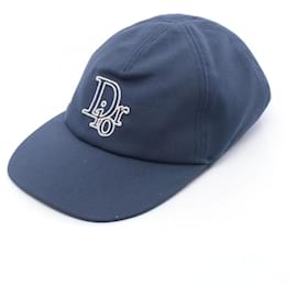 Christian Dior Gorra de algodón Dior Azul