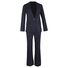 Blazer e Pantaloni Joseph in Lino Blu Navy Blu Blu navy