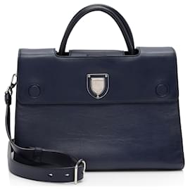 Dior-Dior Calfskin Diorever Medium Tote-Blue
