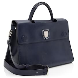 Dior-Dior Calfskin Diorever Medium Tote-Blue