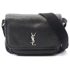 Yves Saint Laurent Niki Small Leather Shoulder Bag Black