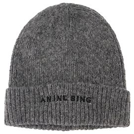 Elia Beanie - ANINE BING - Wool - Grey Grey